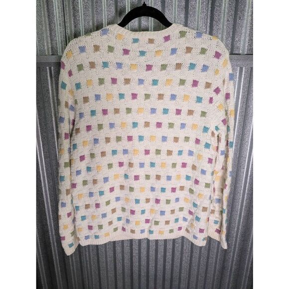Nordstrom Multicolor Knit Cardigan Grandma Sweater Women’s Small - Picture 2 of 5